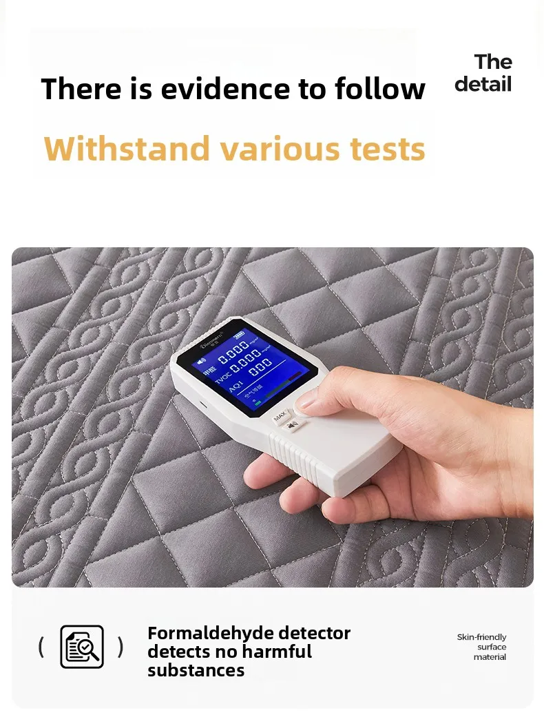 Wasserdichter Matratzenschoner Anti-Milben Anti-Bakteriell 30cm Tiefe Taschen Gesteppter Spannbettbezug für Einzel-, Doppel- und Kingsize-Betten – Detail 12