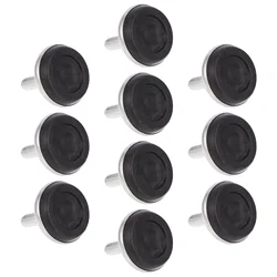 10 Pcs Foot Pad Screw on Furniture Leveling Legs Floor Mat Shockproof Piano Mat for Iron Sheet Desk
