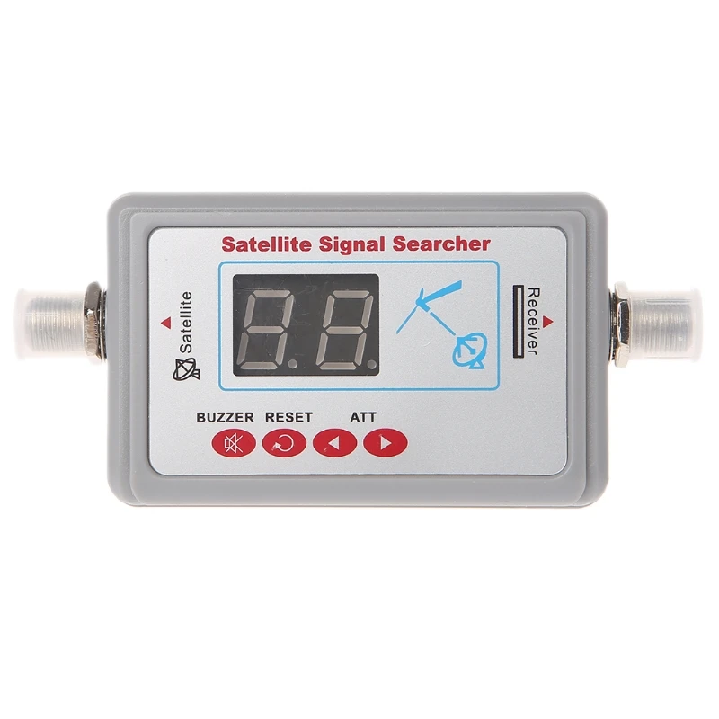 Digital TV Antenna Satellite Signal Finder Meter Searcher LCD Display SF-95DL satellite finder find alignment signal meter receptor for sat dish tv lnb direc digital tv signal amplifier satfinder