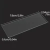5Pcs 1mm Thickness Cavity Glass Coverslips Single Concave Microscope Glass Slides Reusable Laboratory Blank Sample Cover Glass 6