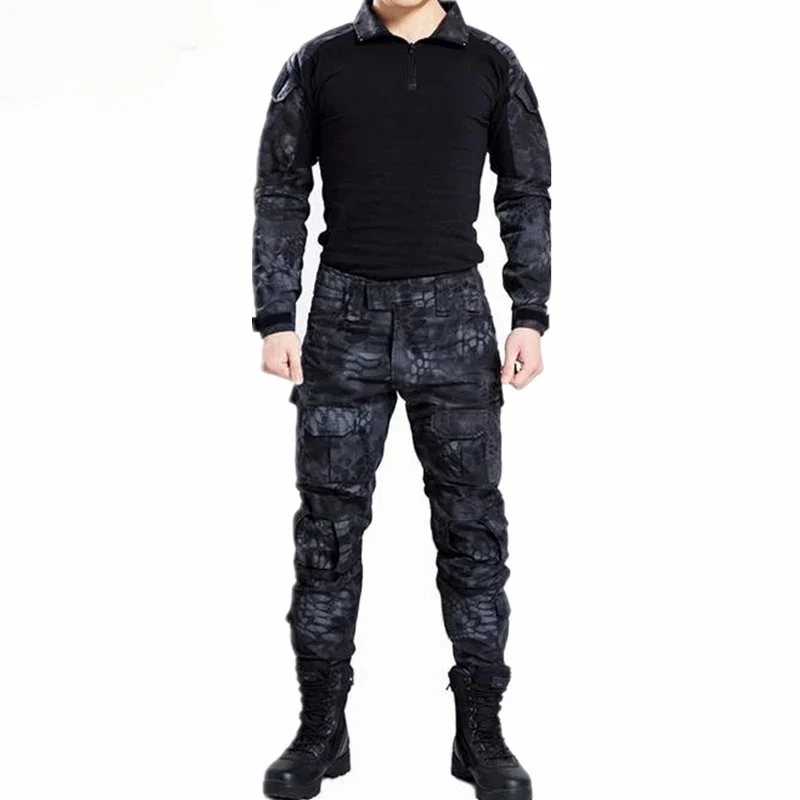 Camouflage Uniform Tactical Camo Suit Multicam Hiking Shirt Pants Outdoor Sports Sets Equipment Men Hunting Outdoors tactical suit combat uniform