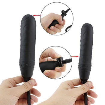 Super Large Inflatable Big Butt Plug Pump Anal Dilator Massager Expandable No Vibrator Anal Balls Sex Toys for Women Man Gay New 5