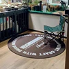Neighborhood Round Carpet Cool Living Room Bedroom Mats Decoration Floor  Carpets NBHD Anti Slip Large Printed Area Rugs 5