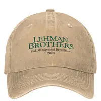 Lehman Brothers Risk Management 2008 Financial Baseball Cap Bank Cool Unisex Men Hip Hop Dad Hats Sun-Proof Baseball Caps Gift 1