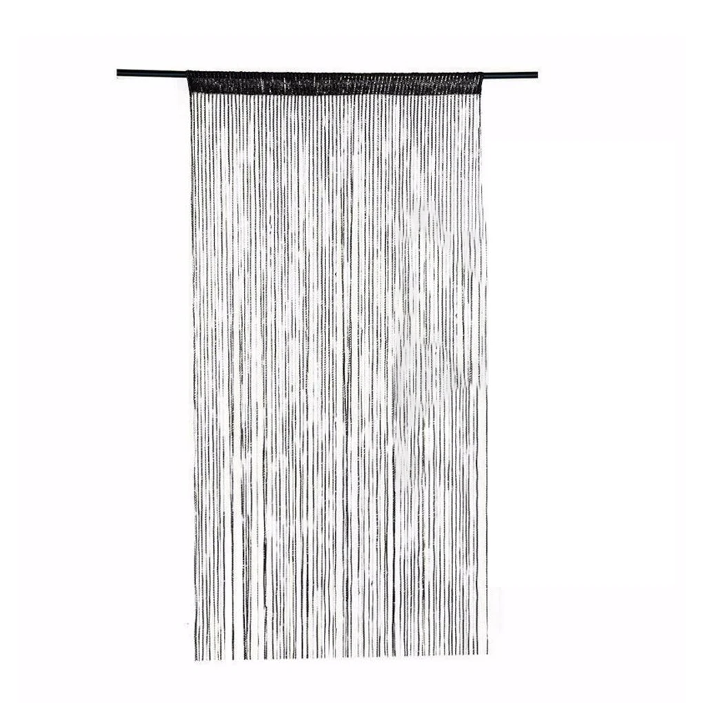 Beads Curtain for Doorway Wood Bamboo Handmade Partition Divider Living Room Bedroom String 1X2M Fringe Curtains Home Hardware