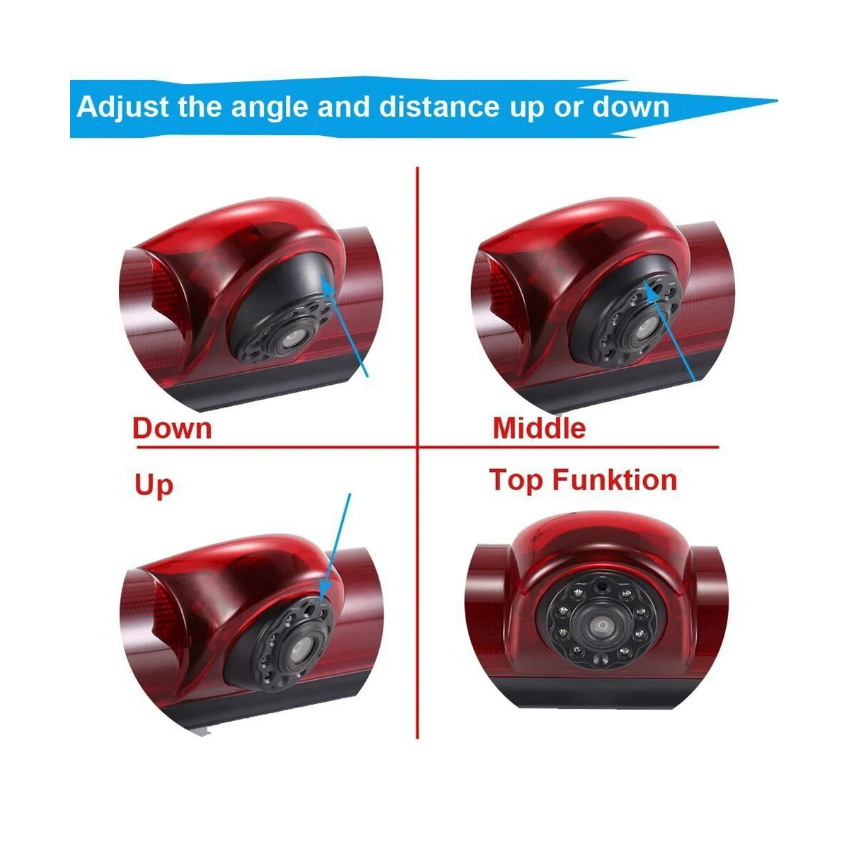 Car Brake Light Rear View Camera for Opel Vauxhall Movano Nissan NV400 Renault