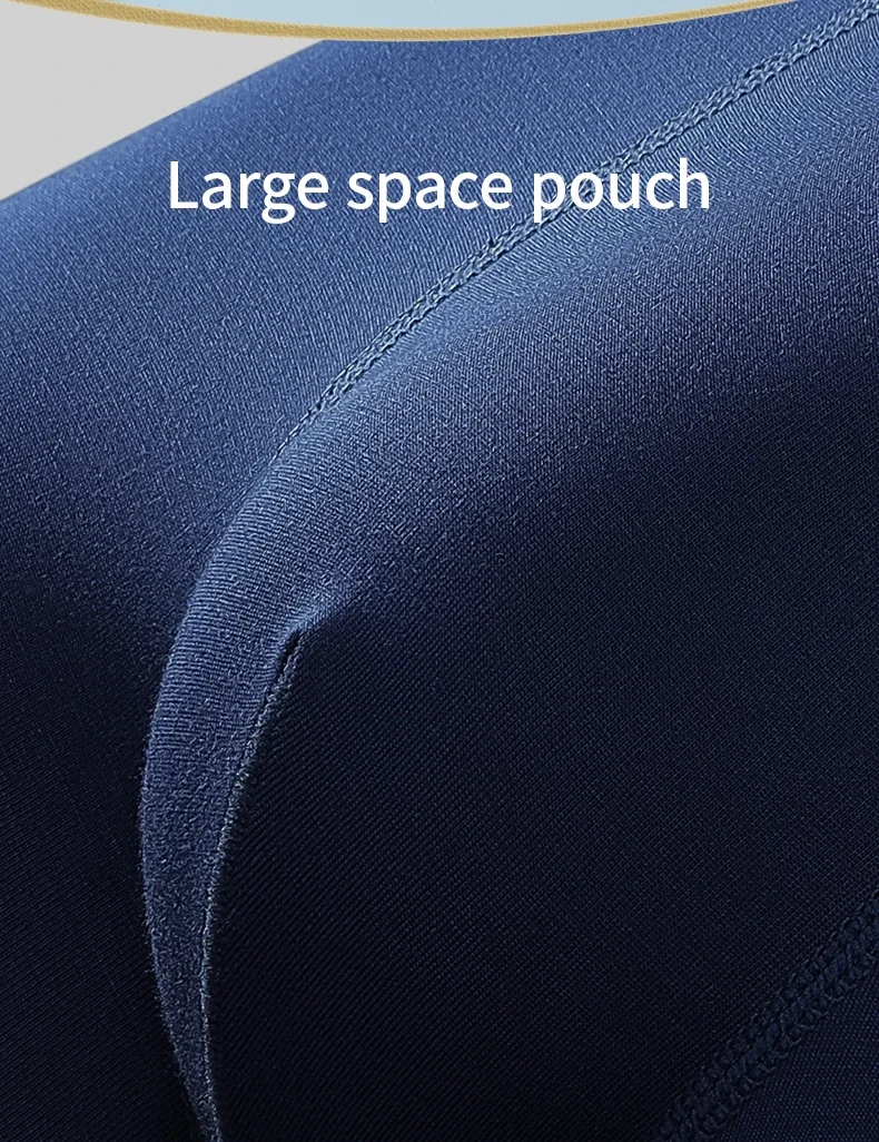 Gunpowder Separated Unterwäsche Herren Modal Sommer Atmungsaktive Sport Gerade Hosen Eisseide Eisseffekt Pouch-Shorts – Detail 16