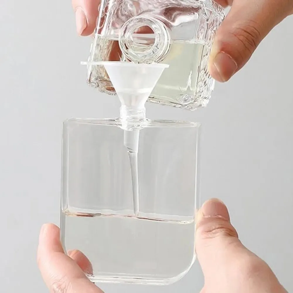 Wide Mouth Clear Plastic Funnels for Filling Water Bottles Multipurpose Large Funnel with Long Reaching Spout 10PCS plastic filter funnel