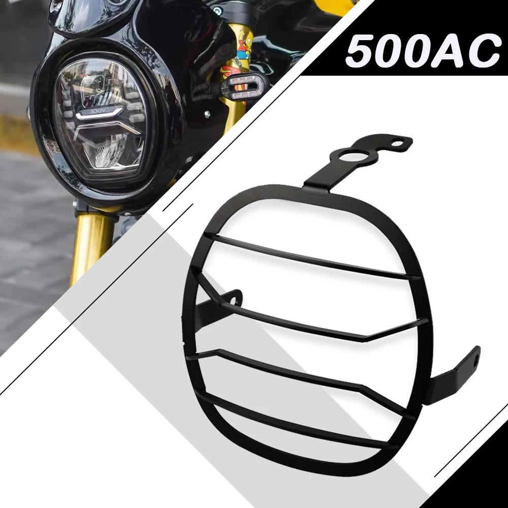 

For VOGE 500AC 500 AC 500ac 2021 2022 2023 Motorcycle CNC Aluminum Accessories Headlight Grill Guard Protection Cover Protector