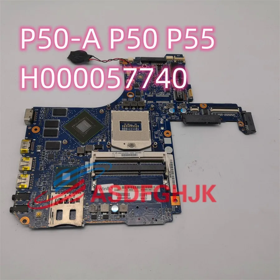 

NOKOTION H000057740 For Toshiba Satellite Laptop Motherboard P50-A P50 P55 L50 GT745M HM86 DDR3L Tested OK Free Shipping