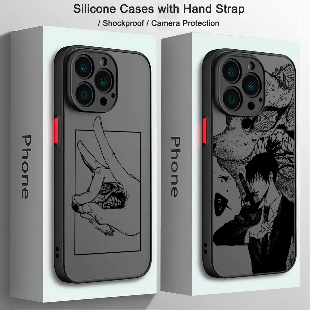 Chainsaw Man Anime Makima Transparent Phone Case