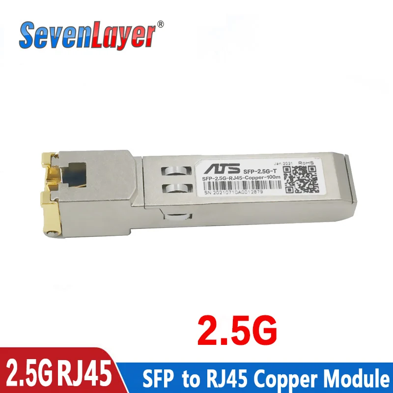 SFP 10G+Base-T GBIC Gigabit Port SFP RJ45 Module Code 2.5G Compatible for Vario