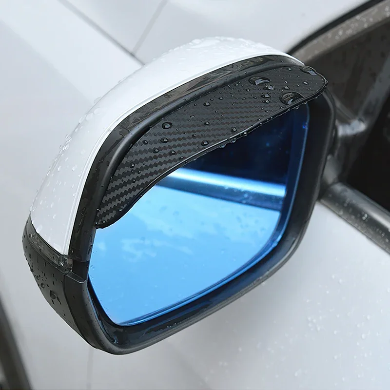 Rearview mirror rain shield 2Pcs car rearview mirror rain eyebrow sticker
