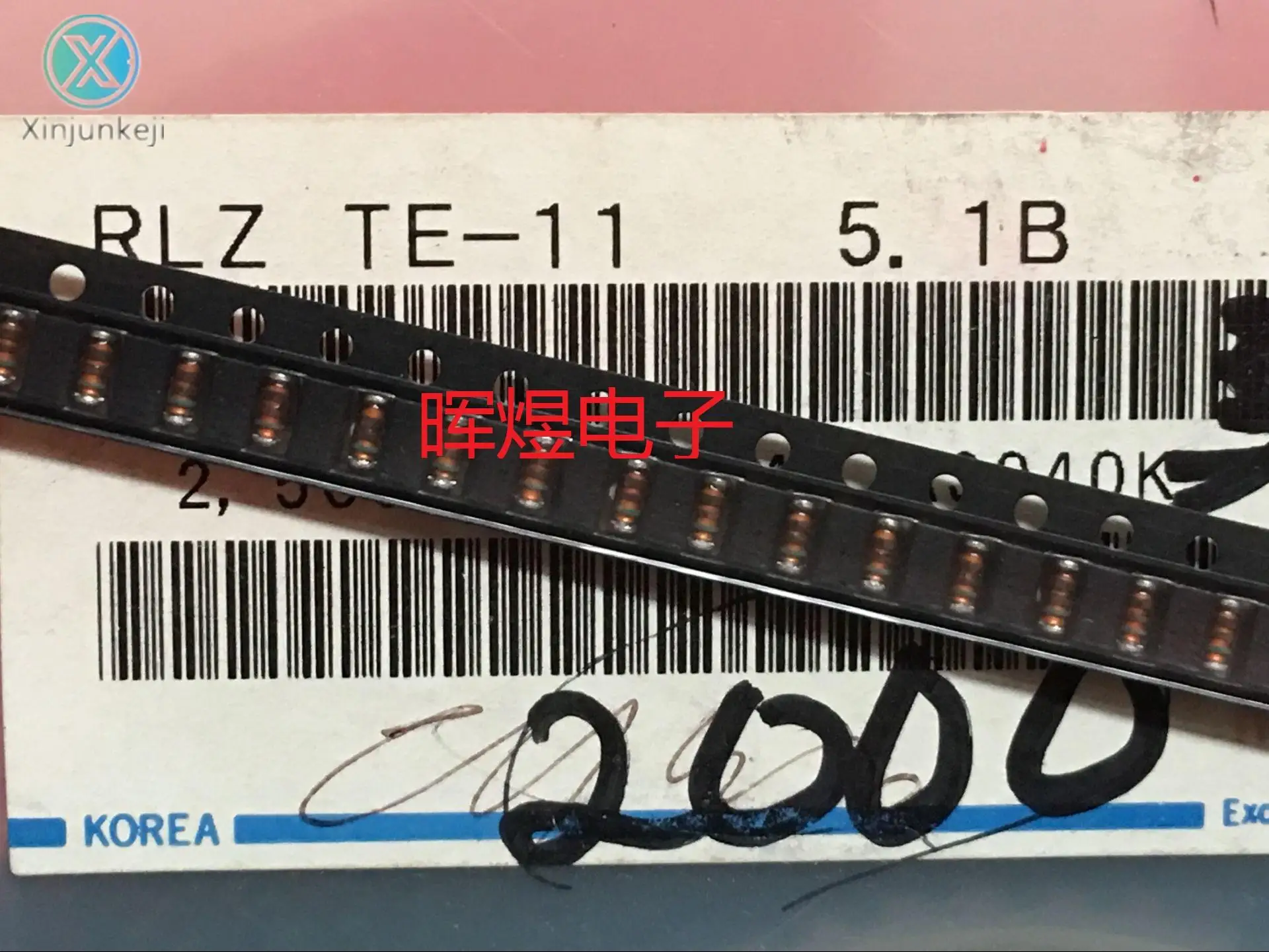 

30pcs orginal new RLZ TE-11 5.1B LL34 5.1V SMD zener diode