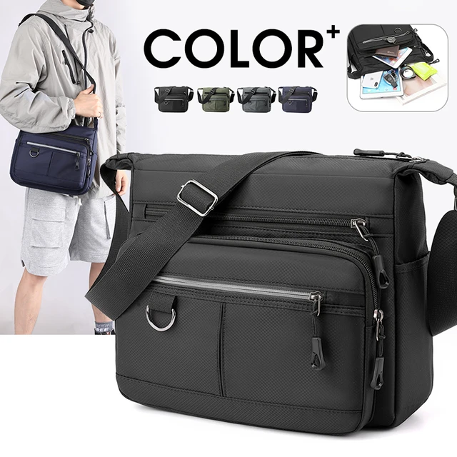 Men's Messenger Bag Crossbody Shoulder Bags Travel Bag Man Purse Small  Sling Pack for Work Business - AliExpress