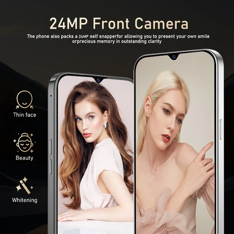 Global Vision 17 Pro Max Smartphone 5G Android 12 8GB RAM 512GB ROM 6.3 Inch Phone 2280x1080HD 24+48MP 4 5G Network Mobile Phone view 2