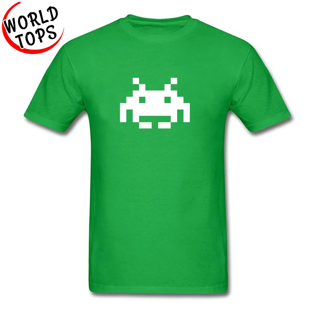 Summer SPACE INVADER 230 T-Shirt for Men 2018 New Fashion Summer/Autumn O Neck Cotton Fabric Short Sleeve T-Shirt Tee Shirts SPACE INVADER 230 green