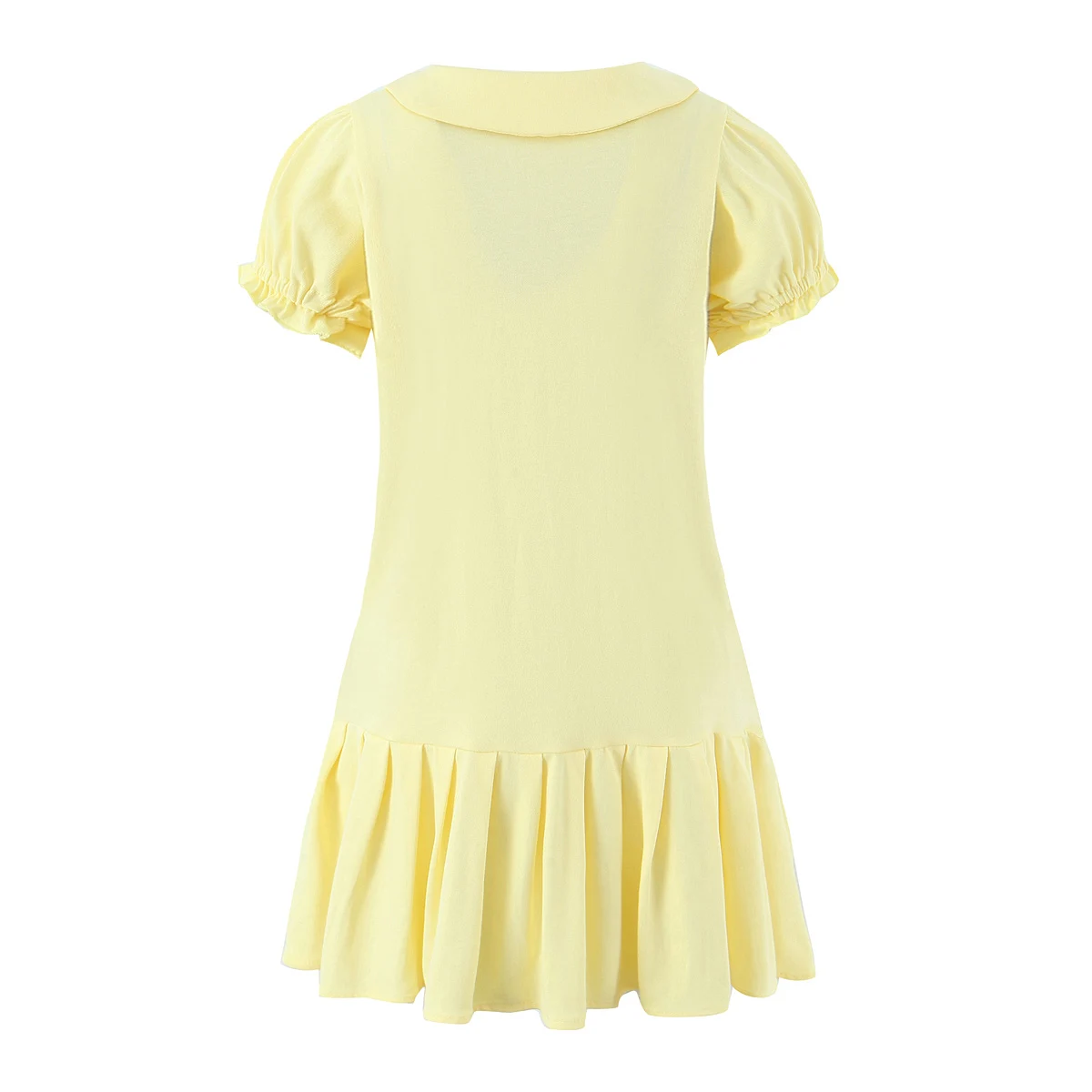 open lace back dress Gold Metallic V-Neck Mini Dress main image 1