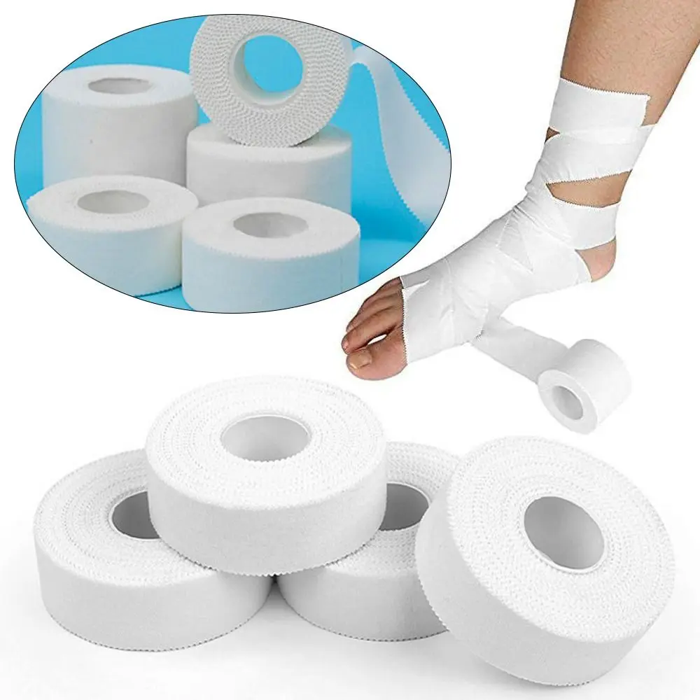 

2.5/3.8/5cm 9.1Meters Emergency tool Sport Adhesive Tape Self-Adhesive Elastic Stretch Athletic Gauze Tape Injury Support