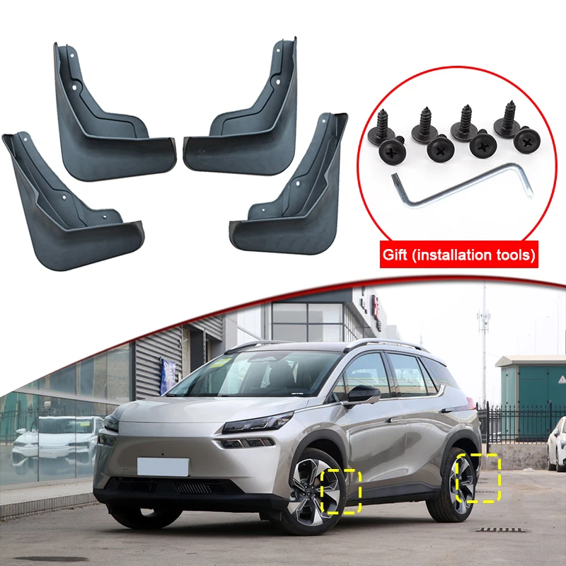 

Car Styling For GAC Aion V Plus 2022 2023 2024 Car Mud Flaps Splash Guard Mudguards MudFlaps Front Rear Fender Auto Accessories