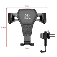 Car Phone Holder Air Vent G-Sensor Smartphone GPS Stand For Toyota Yaris Corolla Avensis Aygo Vitz Vios Yaris Mark-X Mirai 5