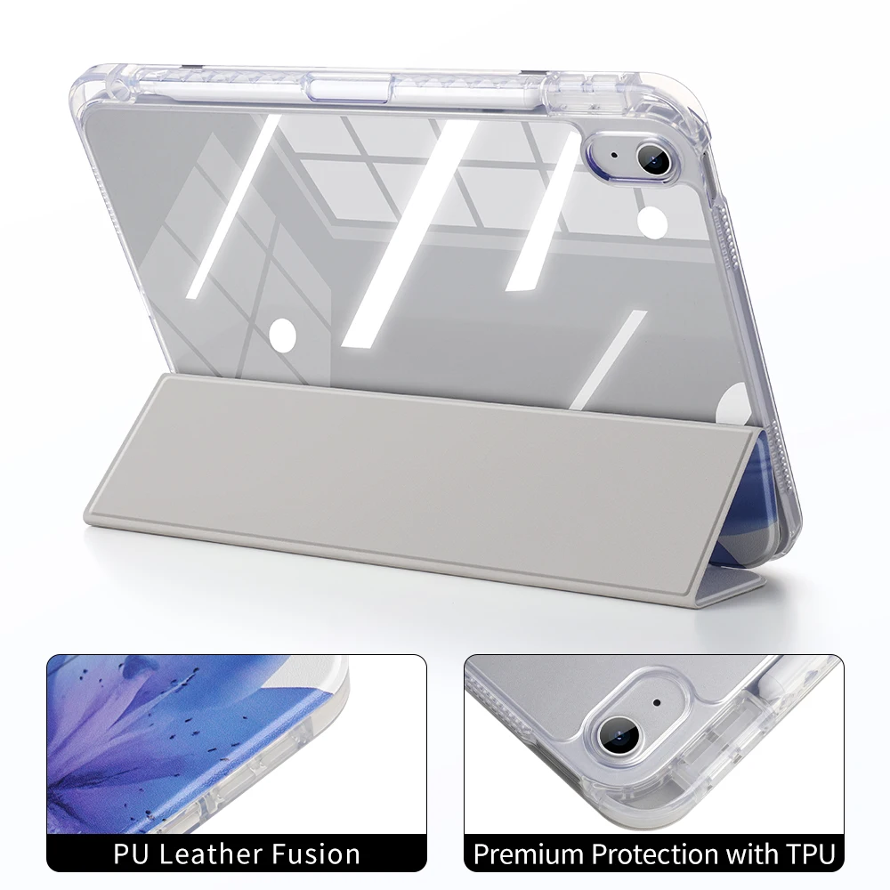 Premium Magnetic Smart Cover for iPad - Durable and Stylish Pencil Holder Case