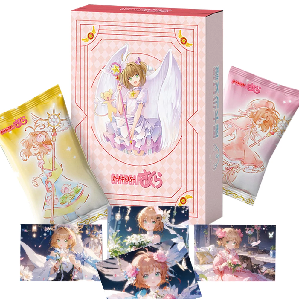 

Anime Captor Sakura Cards Collection Kuro Envoy Sakura Kinomoto Ri Syaoran Cute Q-version Twelve Zodiac Signs Card Children Gift