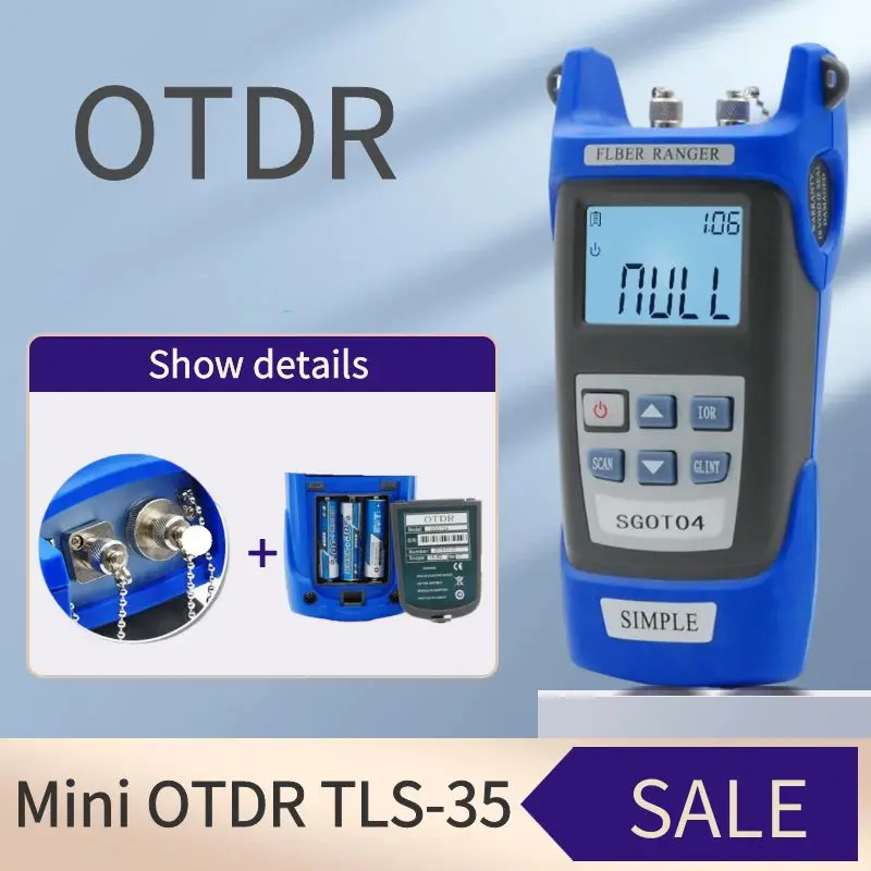 

Mini OTDR TLS-35 Fiber Optic Reflectometer 850/1300/1310/1490/1550nm Optical Power Meter Fiber Network Cable Tester OPM OLS OTDR