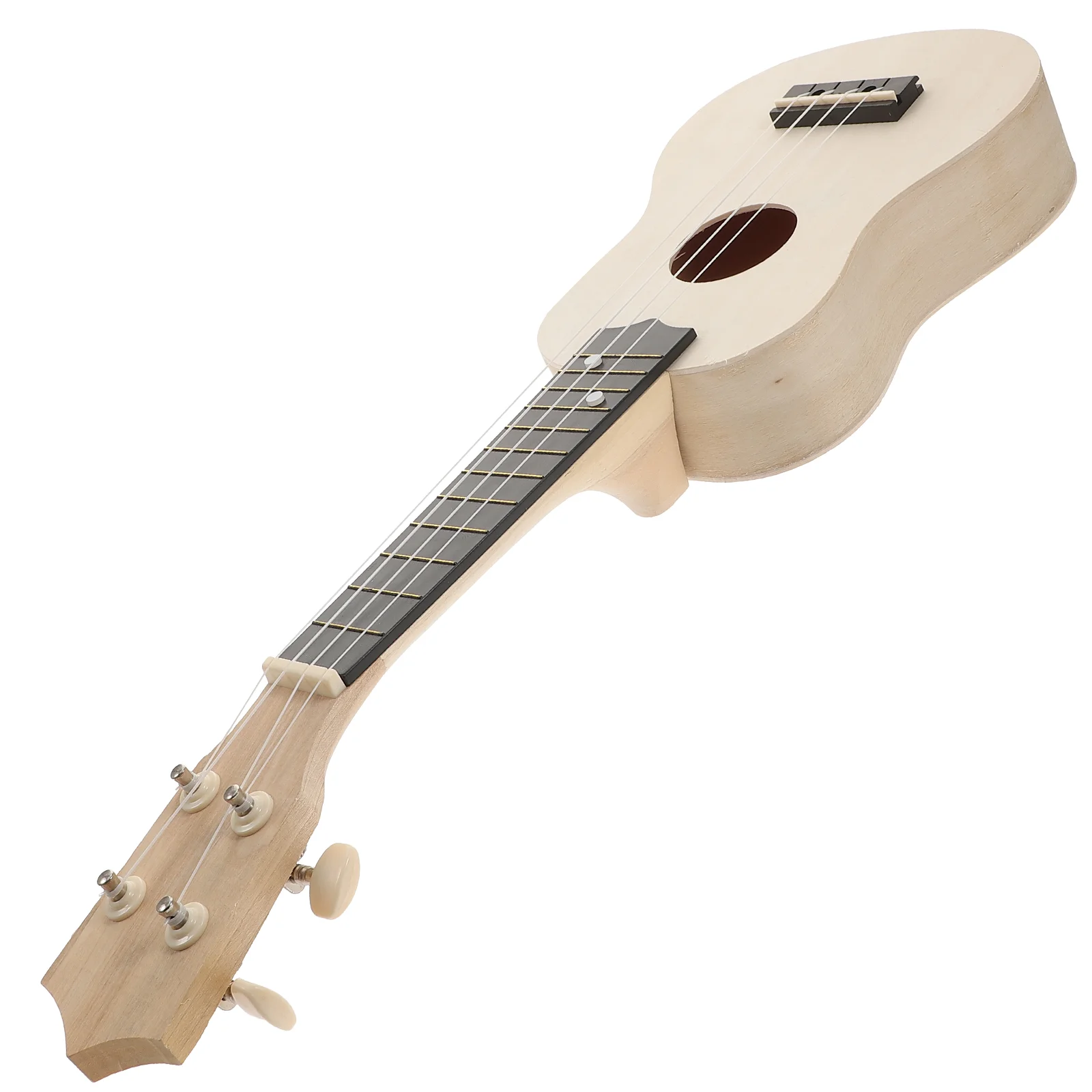 

Hand-assembled Ukulele Material Kit Guitar Self-painting Kids Educational Toys Package Wooden Child The Gift