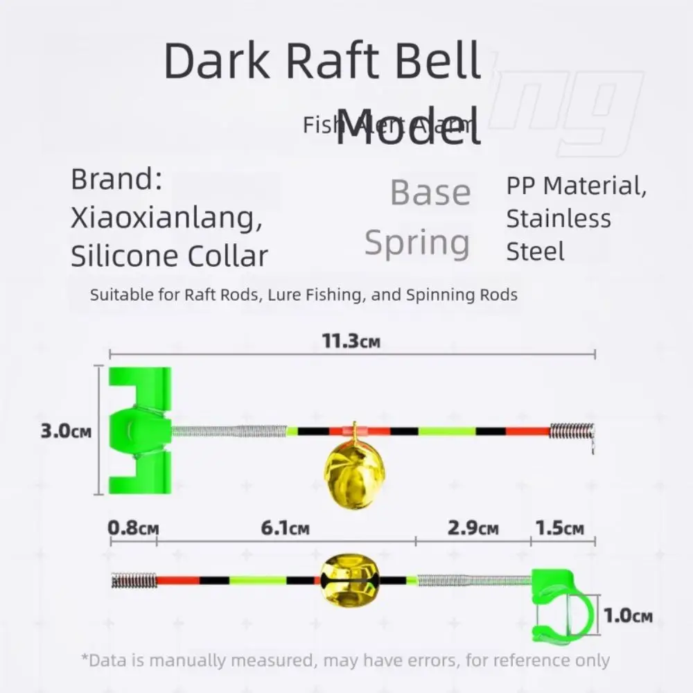 Electronic Fishing Light Stick Rod Bells Luminous Fish Bite Alarm without Fish Float Fishing Tool