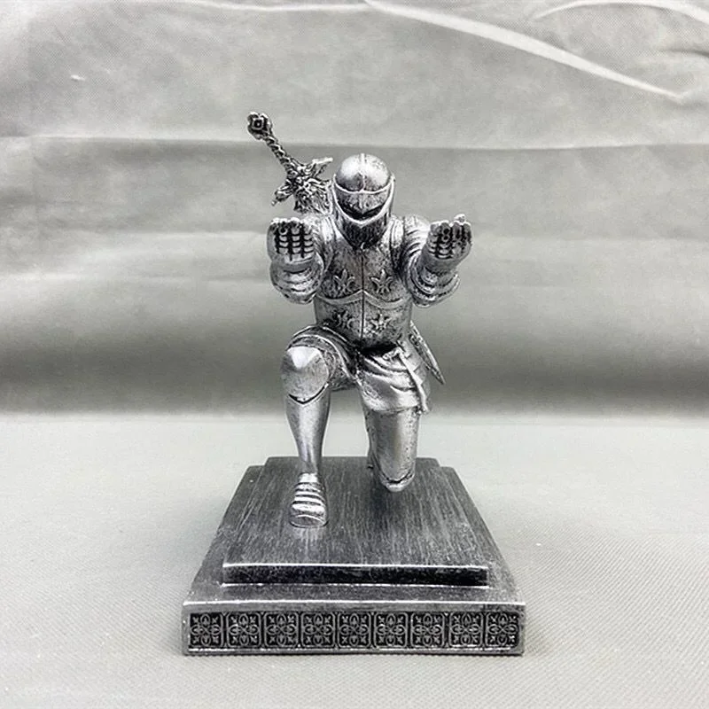 Pen Holder Decor Executive Officer Knight with Sword 15*10*15cm Armor Knight Stationery Medieval Theme Resin for Office