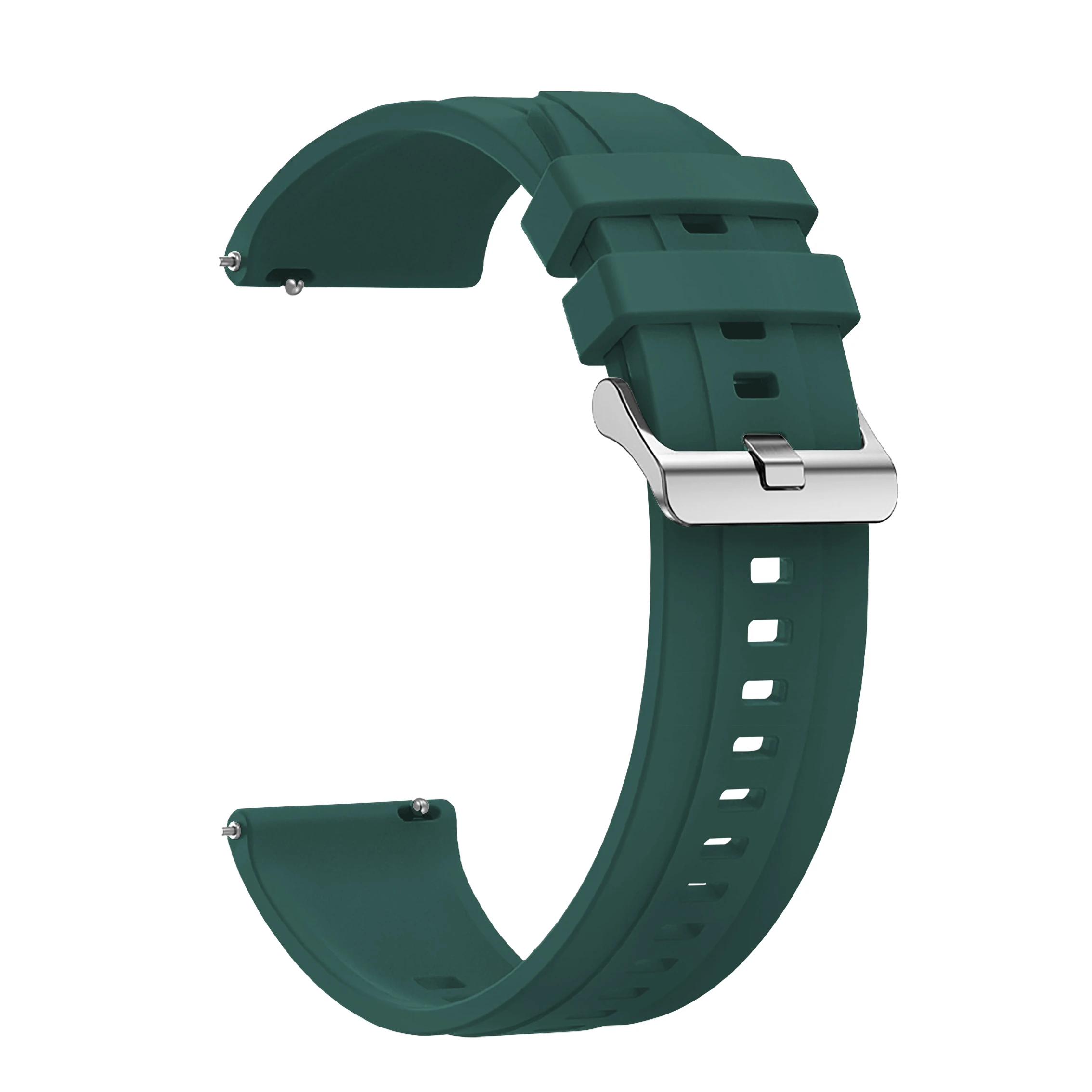 Silicone Breathable Sport Band for Universal Smartwatches - 22mm