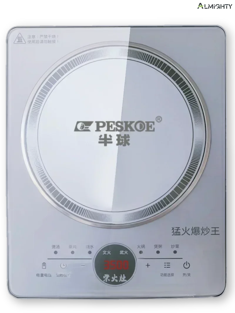 3500W Household Induction Cooker: High Power, Latest Model, Power Saving King, Fierce Fire for Stir Fry, Touch Screen.