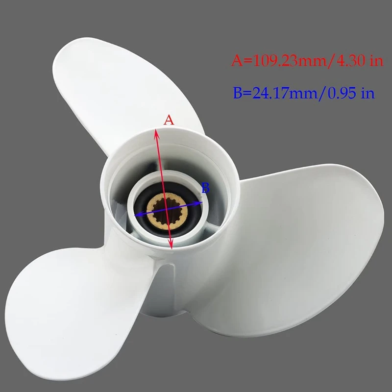 야마하 선외 프로펠러 모터, 알루미늄 합금 스크류 보트 엔진 부품, 13X19 인치, 50Hp, 60Hp, 70Hp, 90Hp, 115Hp, 130Hp