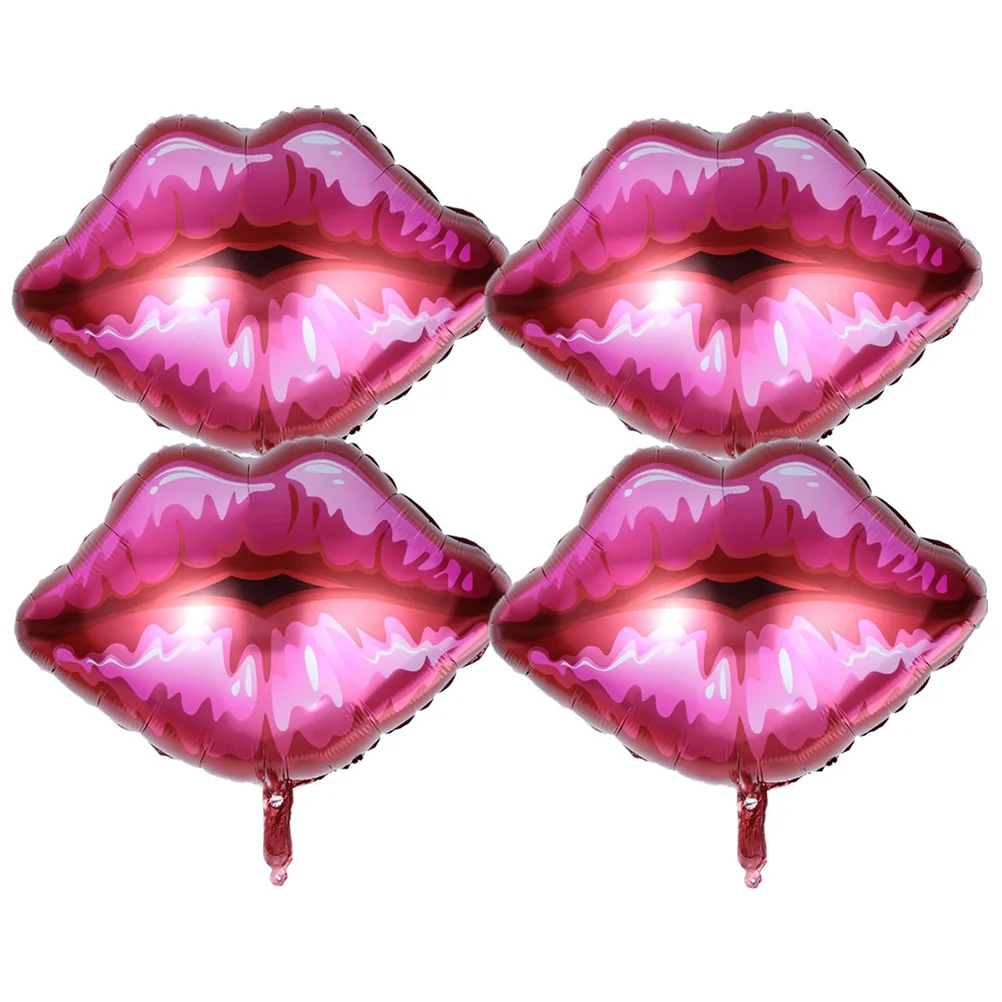 

Red Lip Balloons Lips Aluminum Film Engagement Decoration Wedding Party Decorations