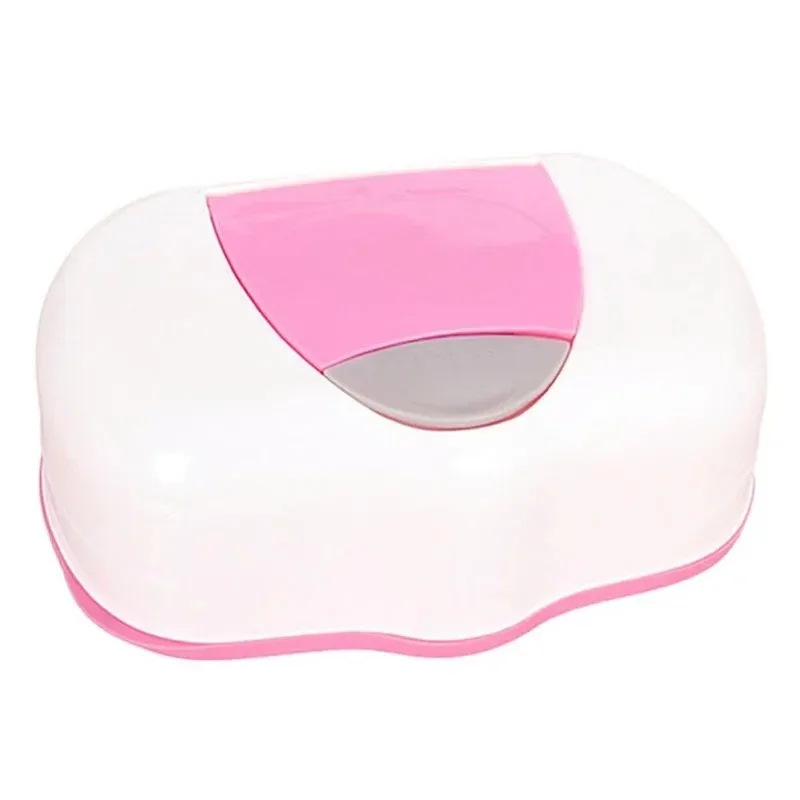 Home Portable Sealed Wipes Box Baby Wipes Dispenser Reusable Moist Keeping Case Wet Organizer Tissue Box Holder Color Random