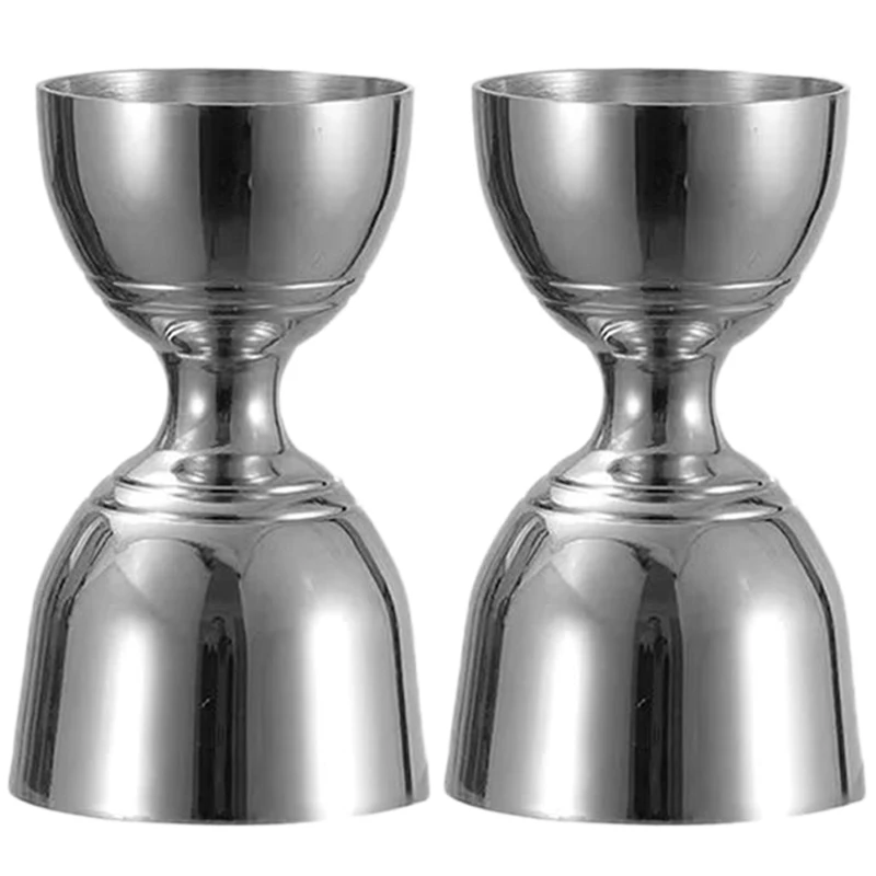 Bar Bell Jigger 2oz 1oz Cocktail Jigger Measuring for Bartending Shot Pourer Double tools shaker Cup measuring jigger