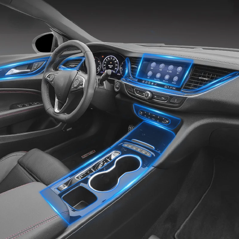 

For Buick Regal GS 2017-2021Car Interior Center console Transparent TPU Protective film Anti-scratc Repair film Accessories Refi