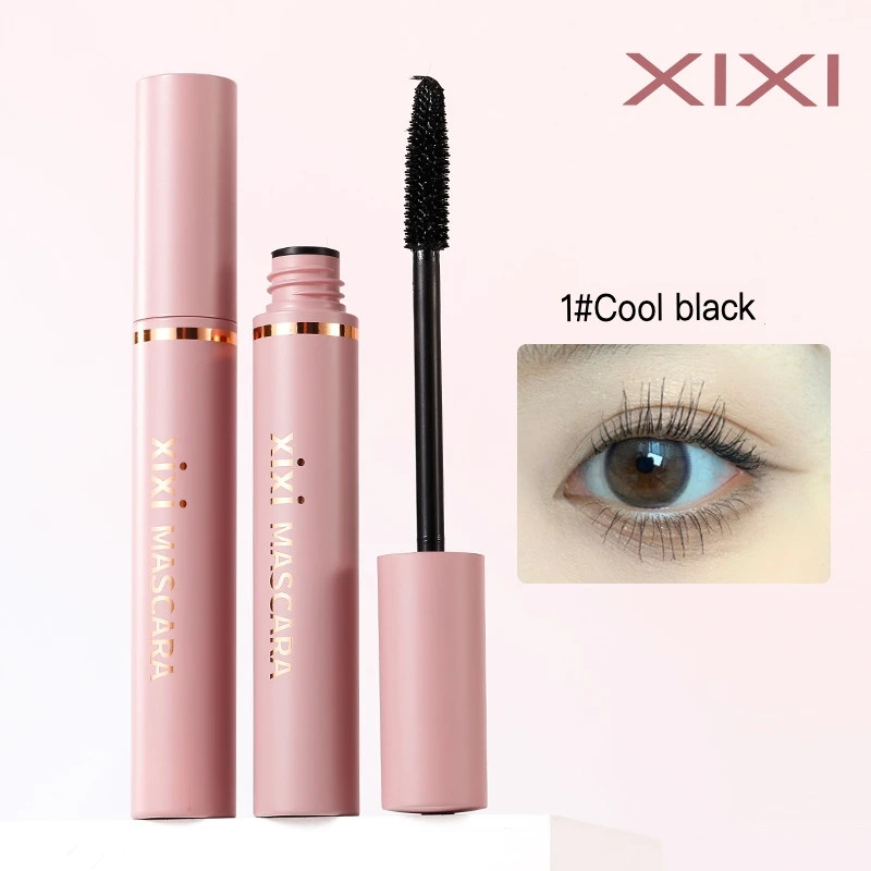 thumbnail image 1 of Maquillaje xixi Curling Mascara natural estereoscópica forma delgada raíz transparente impermeable, resistente al sudor y no mareado, 1 of 5