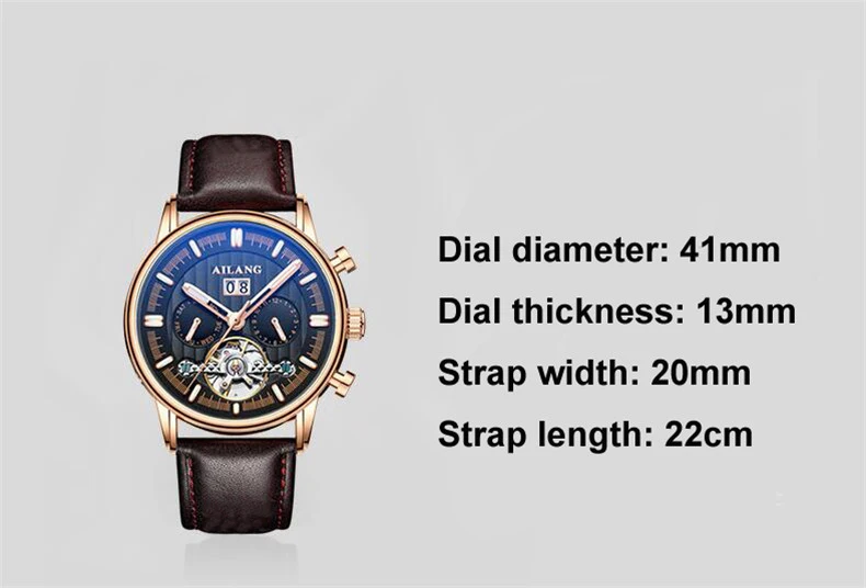 AILANG Top Tourbillon Man es Mechanical Sport Waterproof es Luxury Automatic Men's Clock_voghion.com