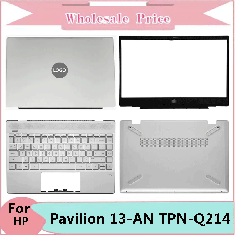 New Original For HP Pavilion 13-AN TPN-Q214 Laptop LCD Back Cover Front Bezel Upper Palmrest Bottom Base Case Keyboard Hinges