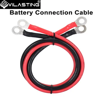 Set di Cavi per Inverter VILASTING con Terminali, Cavo in Rame Intrecciato 8/6AWG, Filo di Collegamento per Energia Solare con Capocorda
