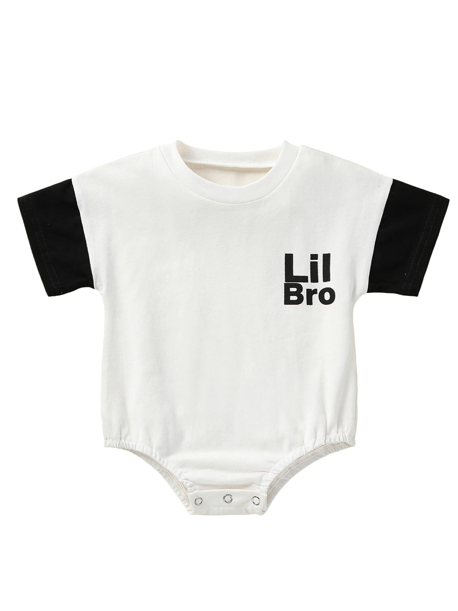 

Kids Boys Romper Summer Short Sleeves Round Neck Letters Casual Party Street Short Jumpsuit