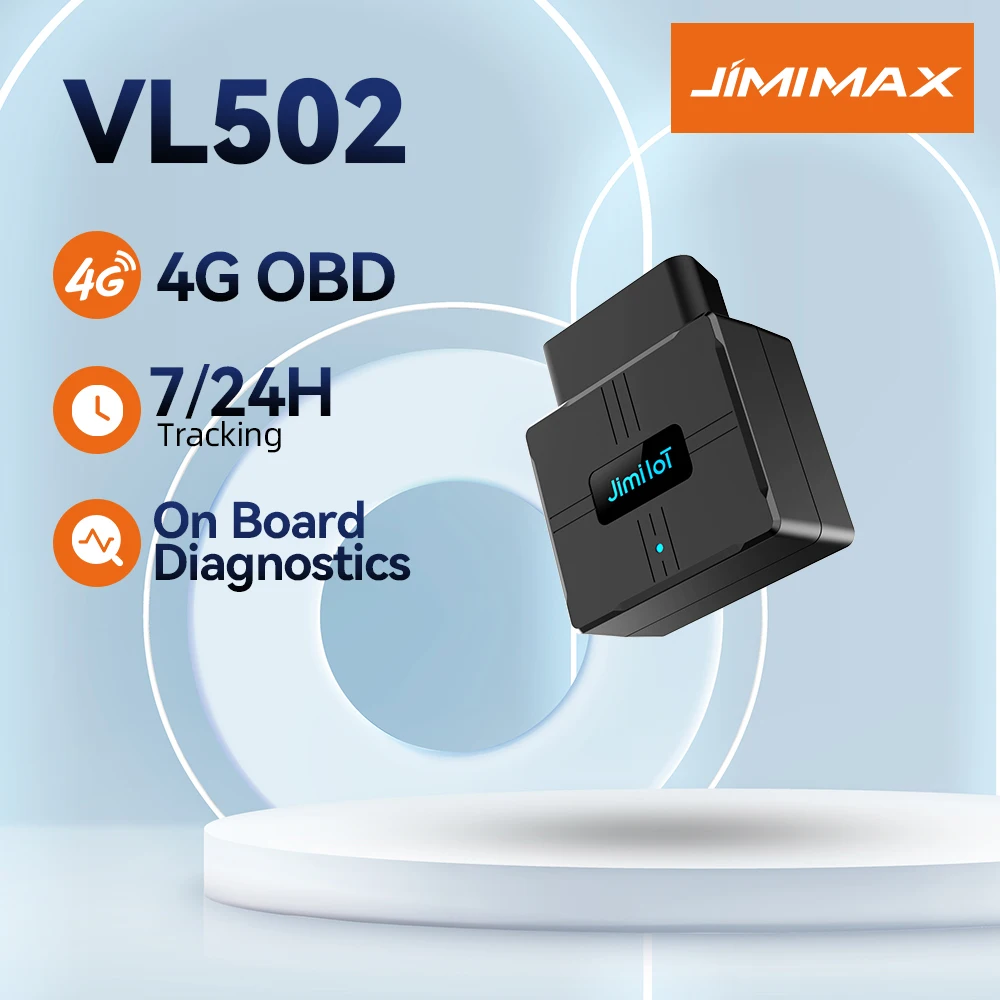 JIMIMAX VL502 OBD 블루투스 GPS 트래커 온보드 진단 기능 포함..