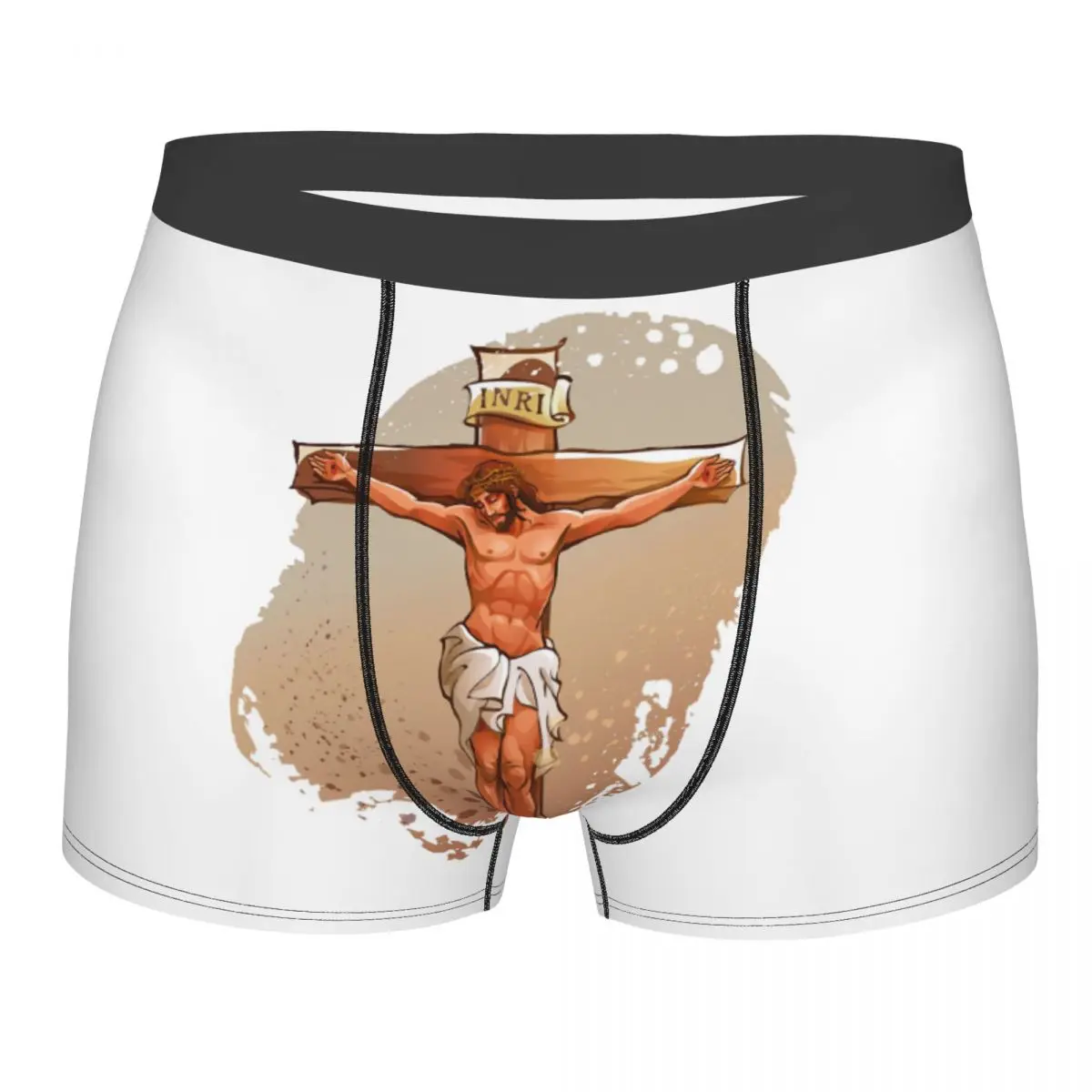 Cross Men's Boxer Briefs Boxer Briefs Highly Breathable Underwear High Quality Print Shorts Gift Idea leviathan cross men s boxer briefs boxer briefs highly breathable underwear high quality print shorts gift idea