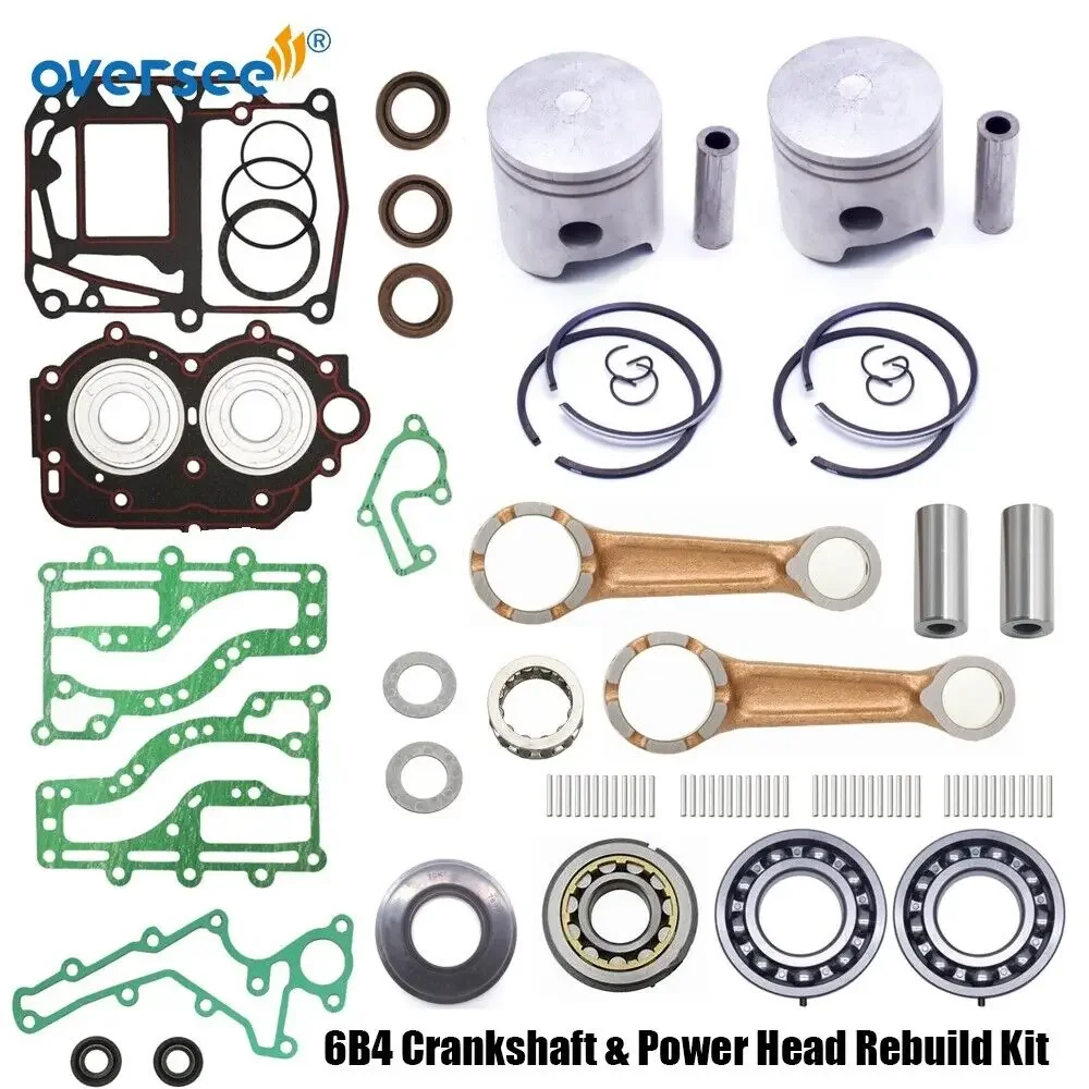 

Комплект для ремонта коленчатого вала и головки питания для Yamaha 2T E 9,9 15HP 2 Cyl E15DMH