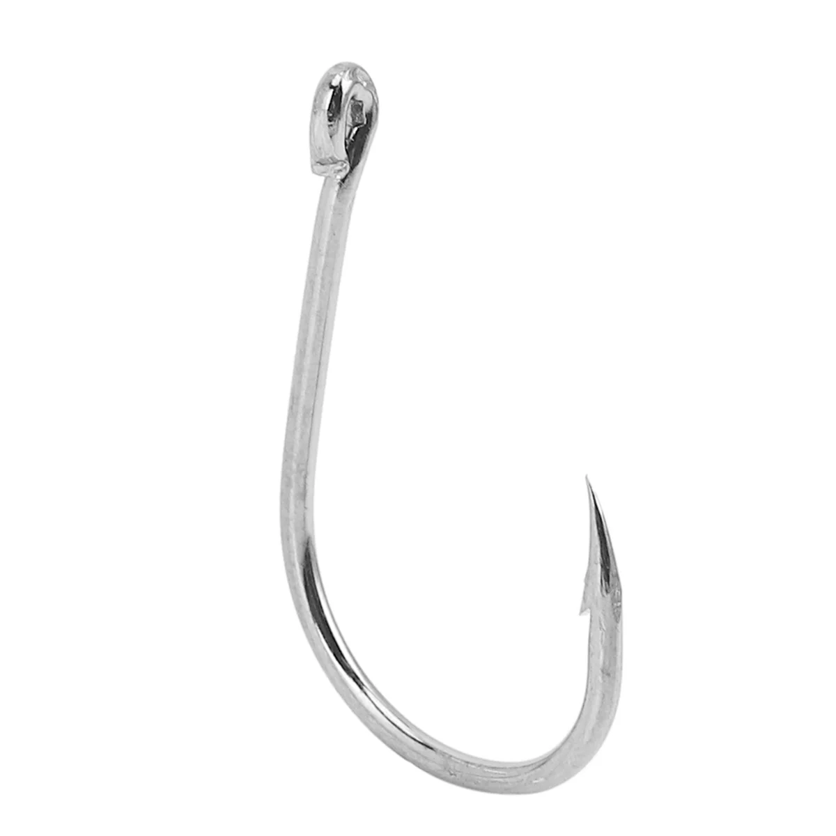 BAAU 2000Pcs Mixed Size 3-12 High Carbon Steel Carp Fishing Hooks Pack with Hole with Retail Box Jigging Bait