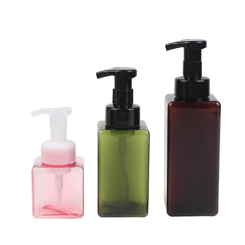 Seifenspender, tragbare Schaumpumpenflasche, 250/450/650 ml, manuell drückbar, für Seifenschaum, Mousse, Flüssigkeit, Duschgel, Badezimmerabfüllung – Detail 10