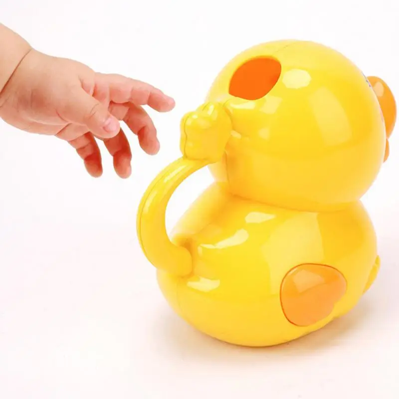 1~4PCS Bath Toys Wash Hair For Baby Kid Pool Watering Can Toy Cute Duck Watering Can Bath Toy Beach Watering Pot Water Play Suit 5