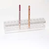 Clear 24 Slots Acrylic Eyeliner Lip Liner Pencil Holder Makeup Display Stand Organizer Makeup Brushes Shelf Cosmetic Storage Box 6